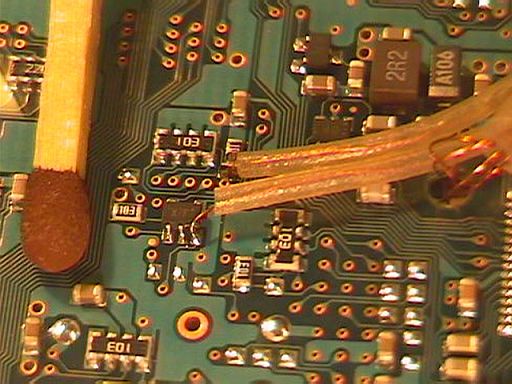 Lötstelle Transistor Lötstelle Transistor